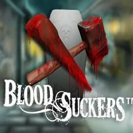 Logo of Blood Suckers from NetEnt at Slotosport Casino