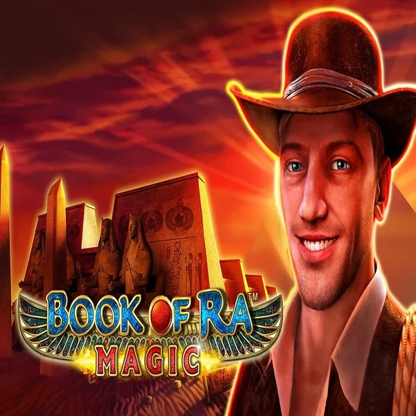Book of Ra Magic by Greentube, showcased at slotosport.eu – game logo