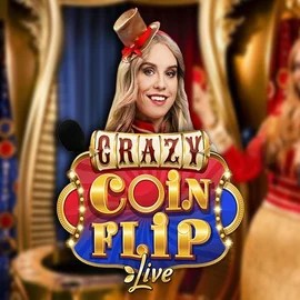 Official Live Casino logo: Crazy Coin Flip by Evolution at Slotosport Casino