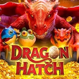 Logo of Dragon Hatch from PG Soft at Slotosport Casino