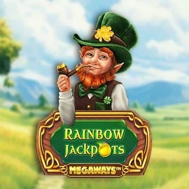 Rainbow Jackpots Megaways logo by Red Tiger Gaming Slotosport Casino