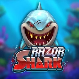 Logo of Razor Shark from Push Gaming at Slotosport Casino