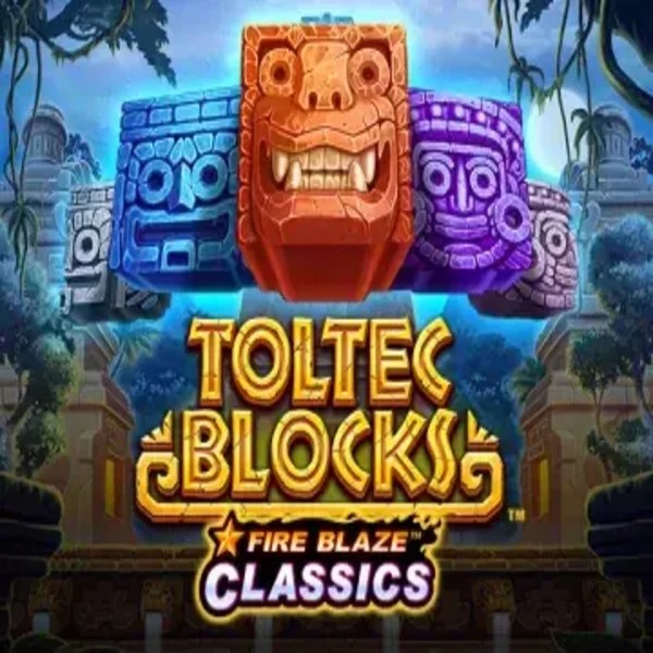 Logo of Fire Blaze: Toltec Blocks from Rarestone Gaming at Slotosport Casino
