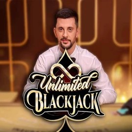 Unlimited Blackjack slot visual from Ezugi available on slotosport.eu