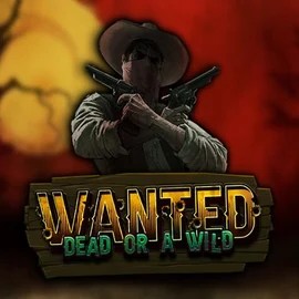 Official Slots logo: Wanted Dead or a Wild by Hacksaw Gaming at Slotosport Casino
